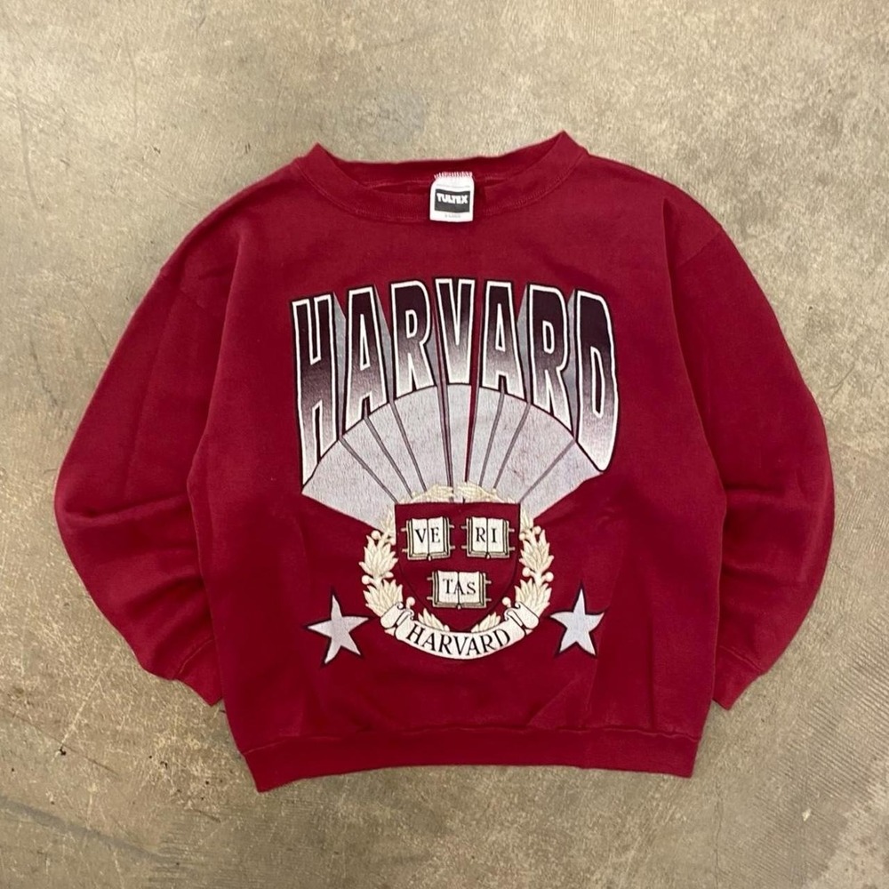 Vintage 90s Harvard University Tultex Crewneck Sweatshirt Size XL